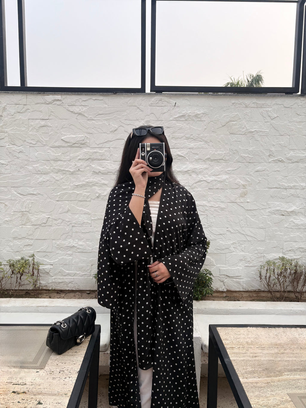 Polka Noir Abaya