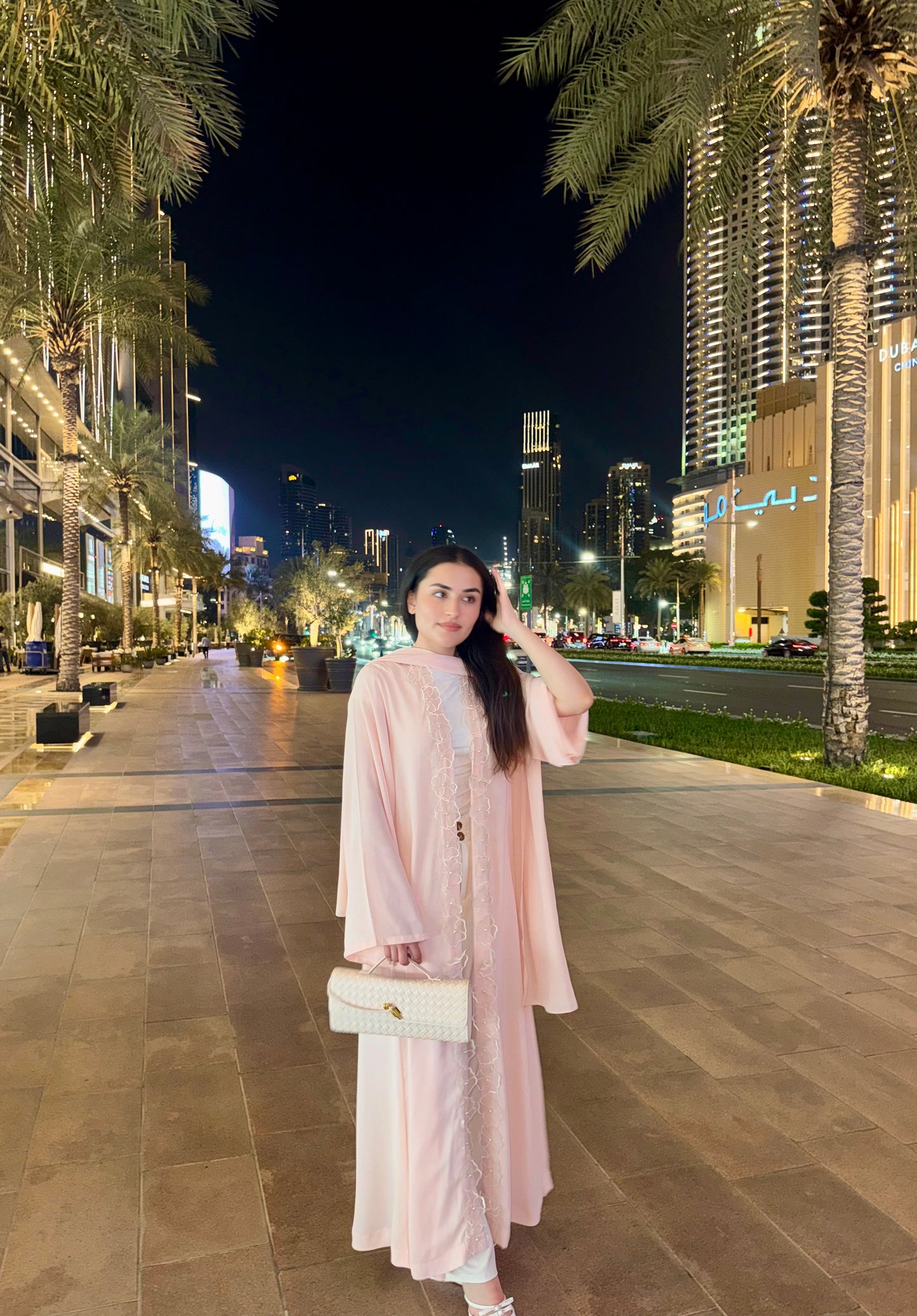 Pearl Fleur Abaya