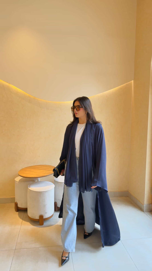 Blue Sapphire Abaya